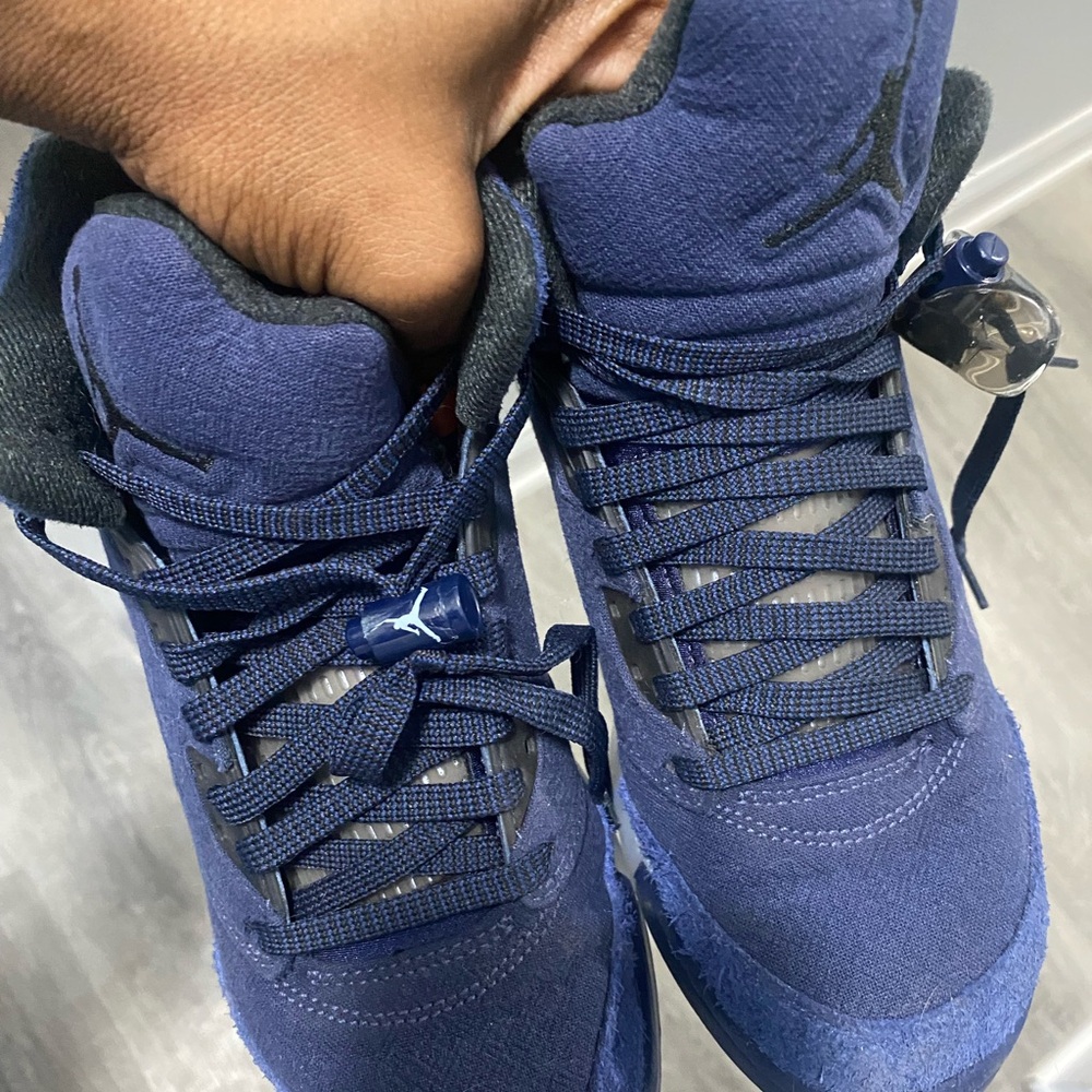 Navy Blue Jordan 5’s